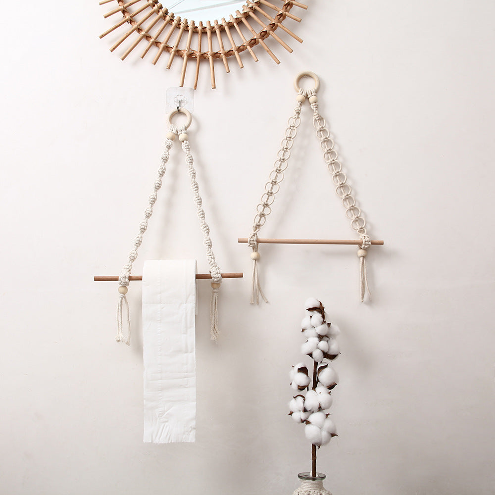Decorative Macrame Toilet Paper Holder | Kelmera