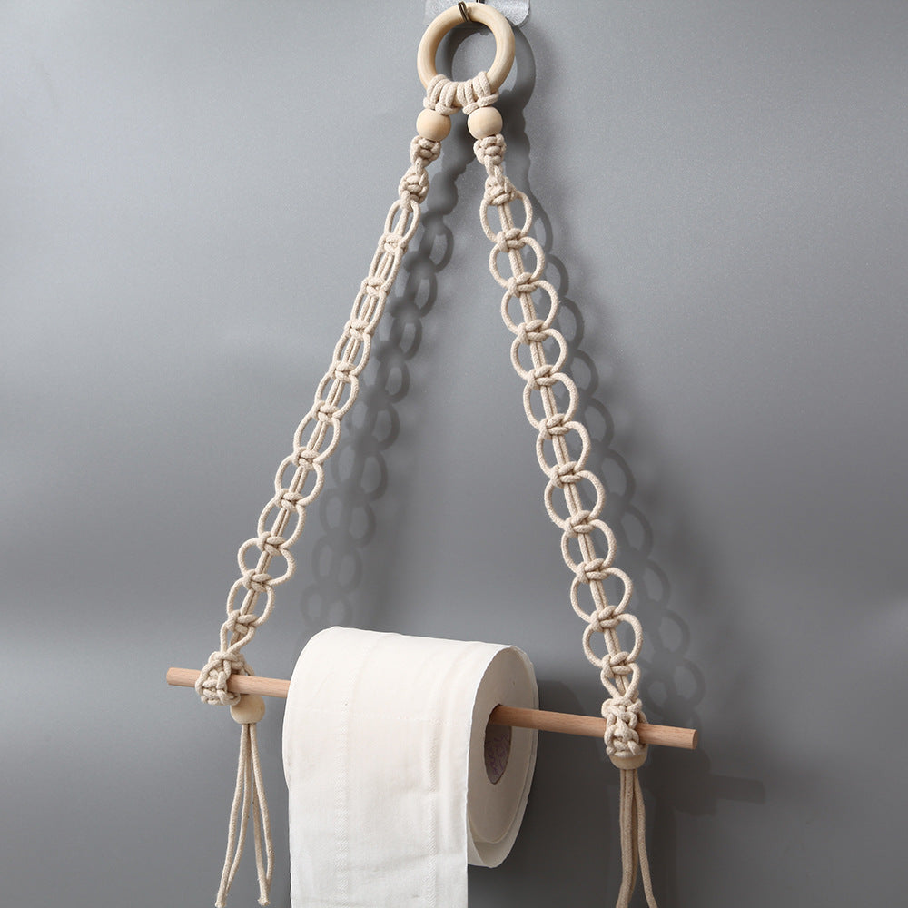 Decorative Macrame Toilet Paper Holder | Kelmera
