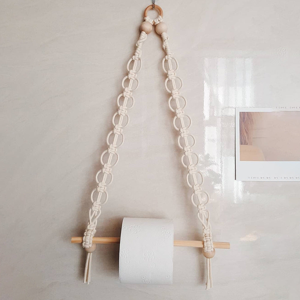 Decorative Macrame Toilet Paper Holder | Kelmera