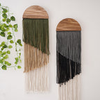 Decorative Macrame Wall Art 10 × 33 Inch | Kelmera