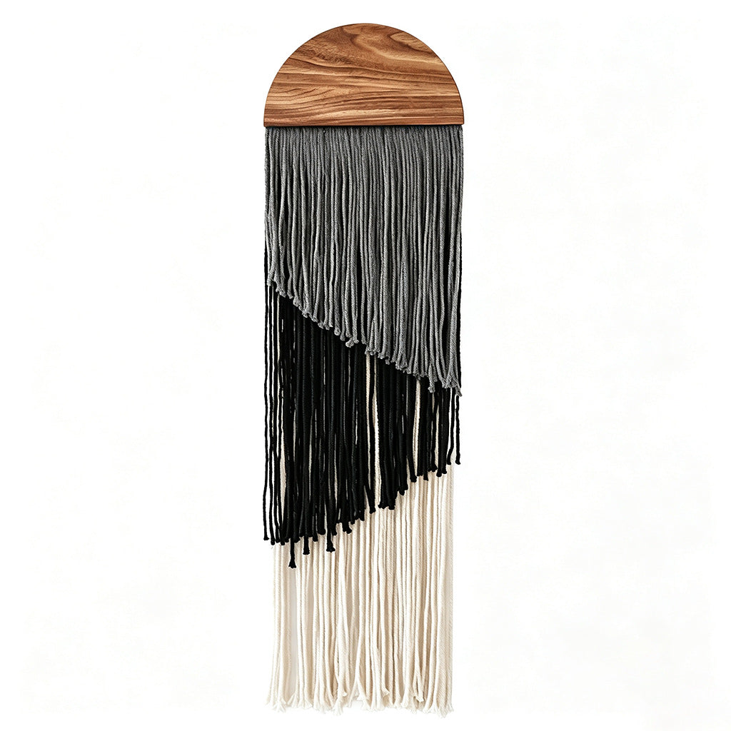 Decorative Macrame Wall Art 10 × 33 Inch | Kelmera