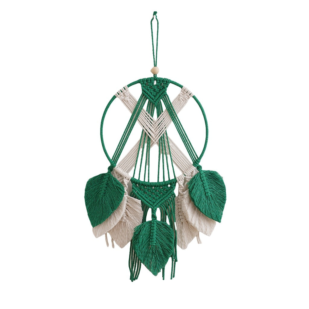 Decorative Macrame Wall Art Green | Kelmera