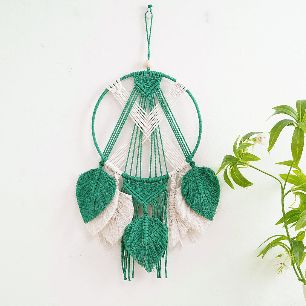 Decorative Macrame Wall Art Green | Kelmera