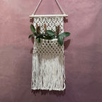 Decorative Macrame Wall Art Off White | Kelmera