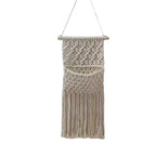 Decorative Macrame Wall Art Off White | Kelmera
