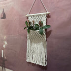 Decorative Macrame Wall Art Off White | Kelmera