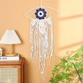Decorative Macrame Wall Art White Black | Kelmera