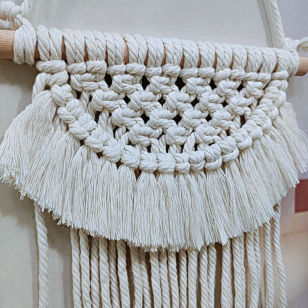 Decorative Macrame Wall Hanging 20 35Cm | Kelmera