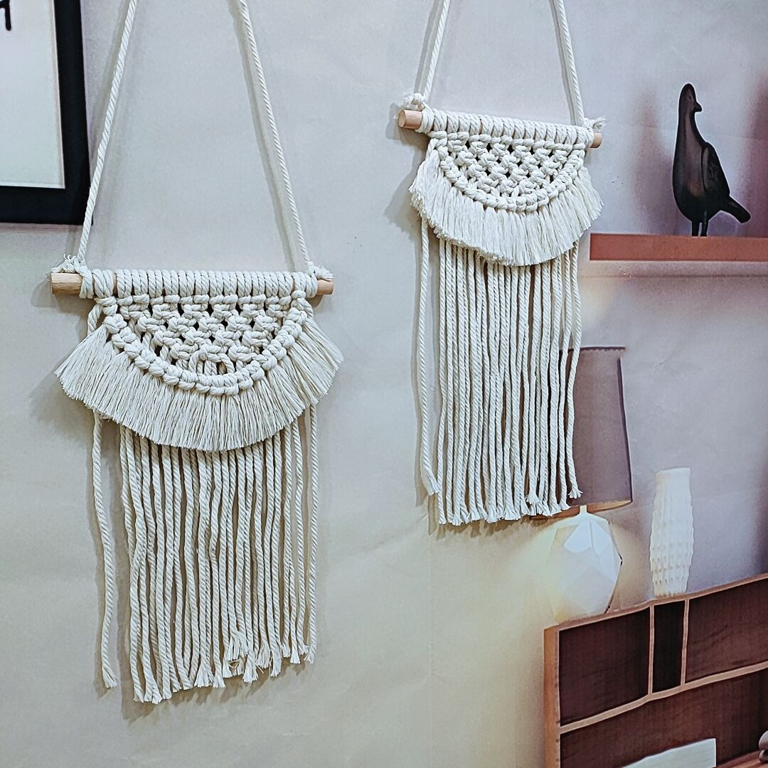 Decorative Macrame Wall Hanging 20 35Cm | Kelmera