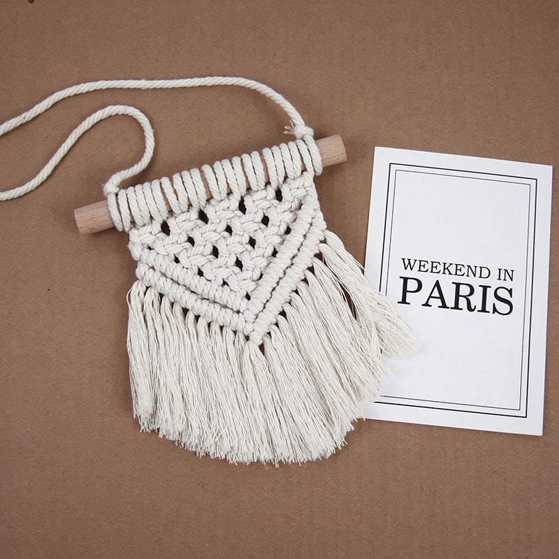 Decorative Macrame Wall Hanging Art 6 × 7 Inch | Kelmera