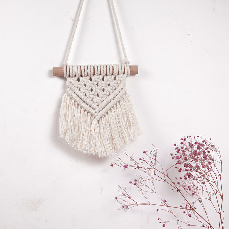 Decorative Macrame Wall Hanging Art 6 × 7 Inch | Kelmera