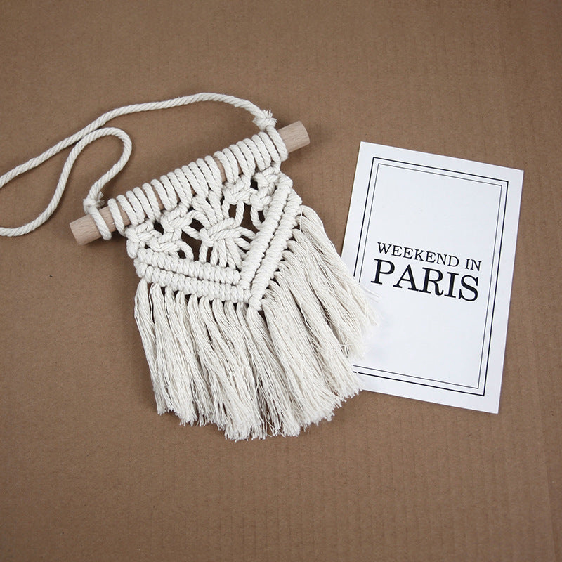 Decorative Macrame Wall Hanging Art 6 × 7 Inch | Kelmera