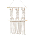 Decorative Macrame Wall Hanging Art with Natural Beaded Detailing | Kelmera