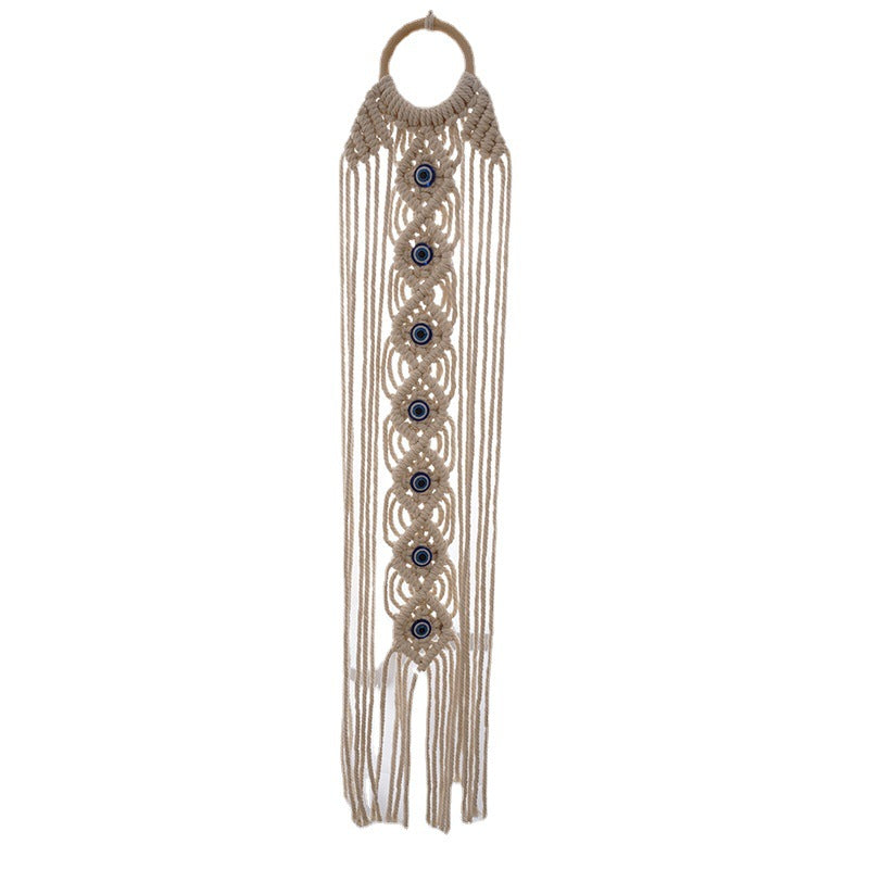 Decorative Macrame Wall Hanging Off White | Kelmera