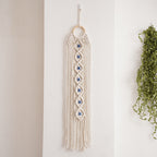 Decorative Macrame Wall Hanging Off White | Kelmera