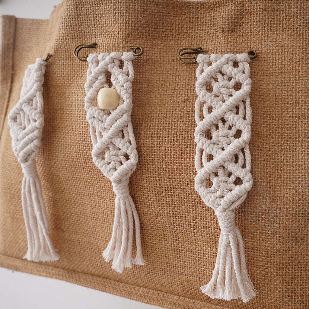 Decorative Macrame Wall Hanging Organizer Storage Containers | Kelmera