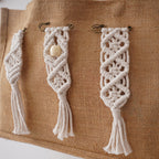 Decorative Macrame Wall Hanging Organizer Storage Containers | Kelmera