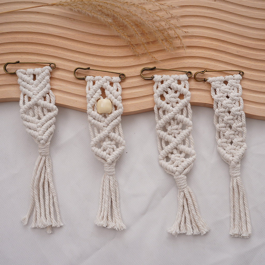 Decorative Macrame Wall Hanging Organizer Storage Containers | Kelmera