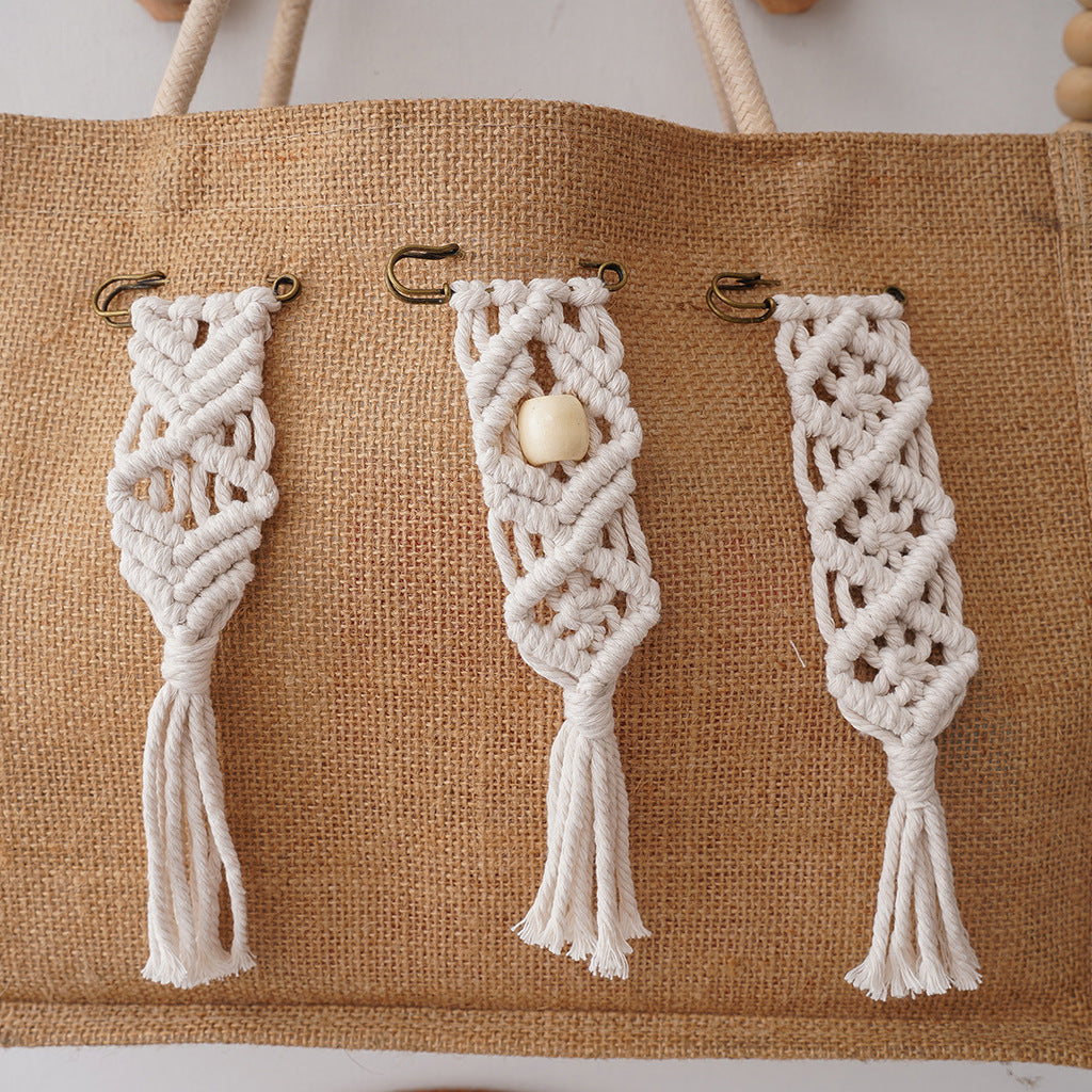 Decorative Macrame Wall Hanging Organizer Storage Containers | Kelmera