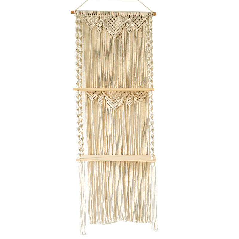 Decorative Macrame Wall Hanging Shelf | Kelmera