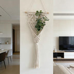 Decorative Macrame Wall Hanging with Elegant Fringed Tassels | Kelmera