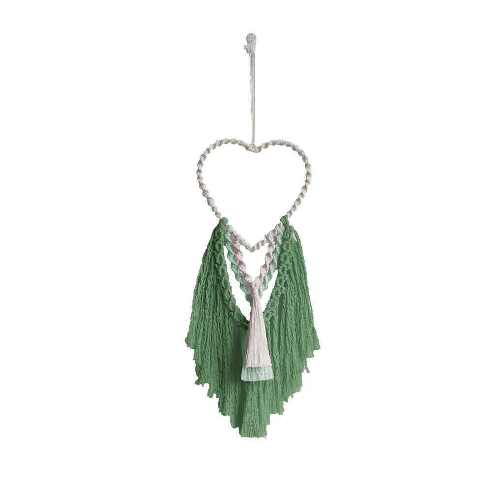 Decorative Macrame Wall Hanging with Heart Design | Kelmera