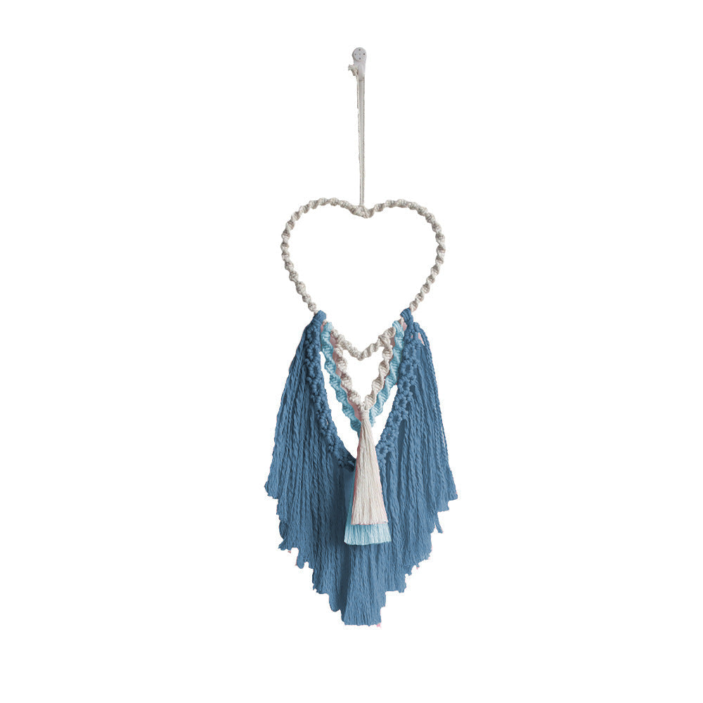 Decorative Macrame Wall Hanging with Heart Design | Kelmera
