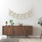 Decorative Macrame Wall Hanging with Ornate Fringes | Kelmera