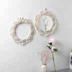 Decorative Macrame Wall Mirror Model Mehh | Kelmera