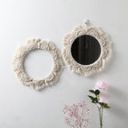 Decorative Macrame Wall Mirror Model Mehh | Kelmera