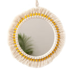 Decorative Macrame Wall Mirror Model Mehh | Kelmera