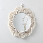 Decorative Macrame Wall Mirror Model Mehh | Kelmera
