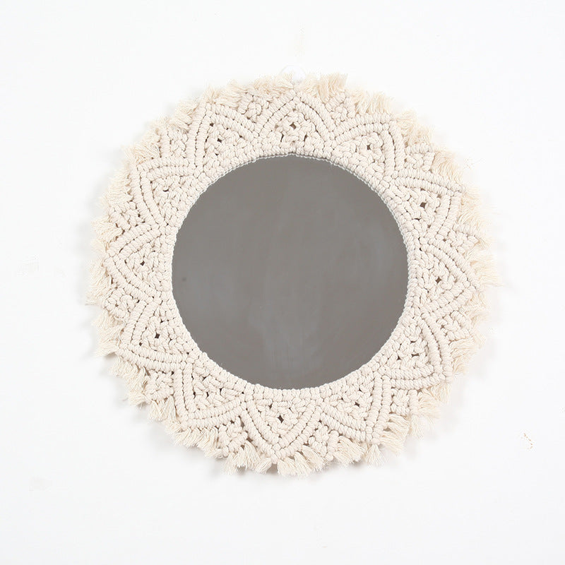 Decorative Macrame Wall Mirror Model Vrwc | Kelmera