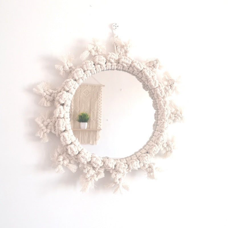 Decorative Macrame Wall Mirror Model Vrwc | Kelmera