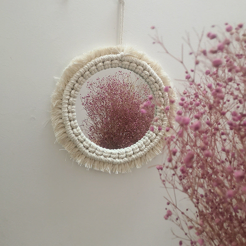 Decorative Macrame Wall Mirror Model Vrwc | Kelmera