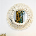 Decorative Macrame Wall Mirror Model Vrwc | Kelmera