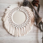 Decorative Macrame Wall Mirror Model Vrwc | Kelmera