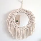 Decorative Macrame Wall Mirror Model Vrwc | Kelmera