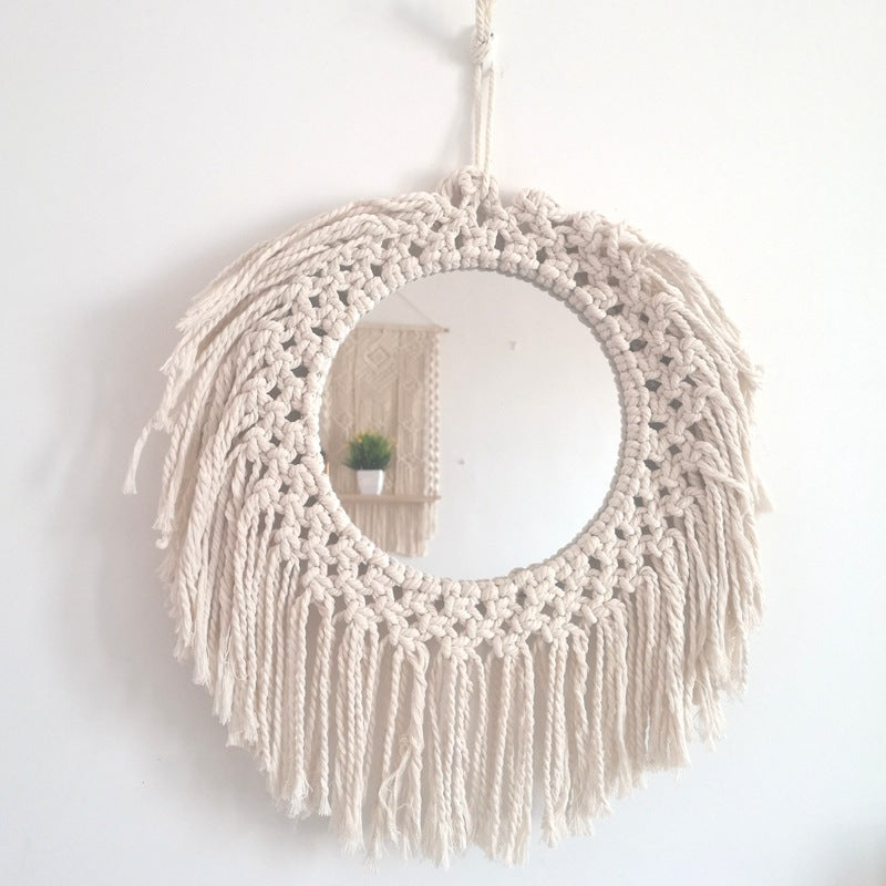 Decorative Macrame Wall Mirror Model Vrwc | Kelmera