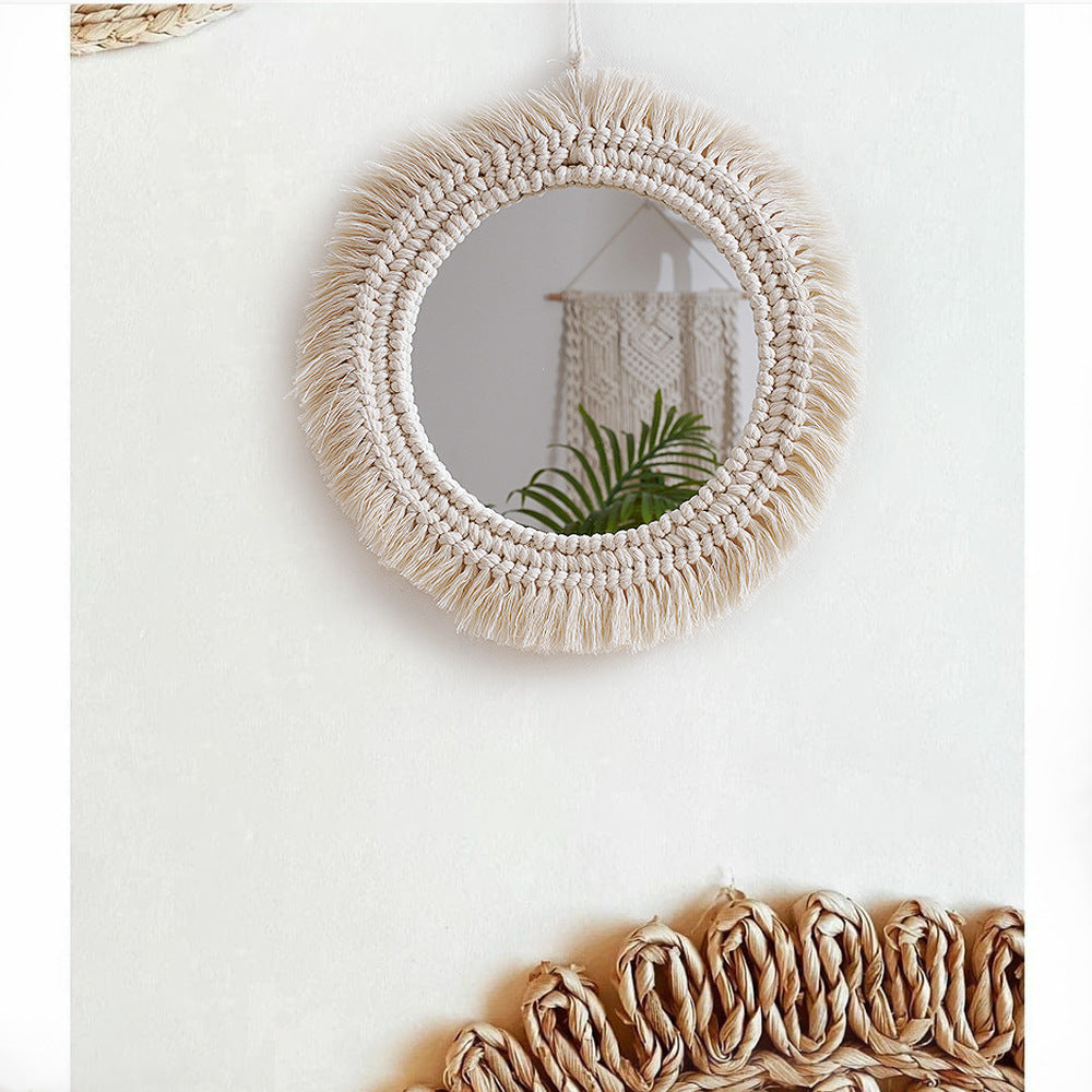 Decorative Macrame Wall Mirror Model Vrwc | Kelmera