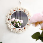 Decorative Macrame Wall Mirror Model Vrwc | Kelmera