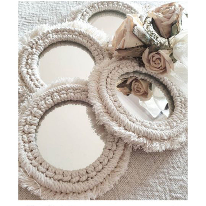 Decorative Macrame Wall Mirror Model Vrwc | Kelmera