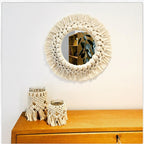 Decorative Macrame Wall Mirror Model Vrwc | Kelmera