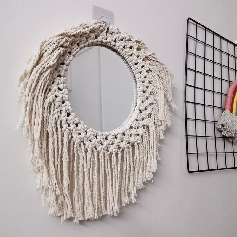 Decorative Macrame Wall Mirror Model Vrwc | Kelmera