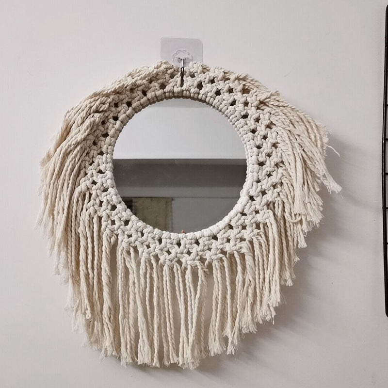 Decorative Macrame Wall Mirror Model Vrwc | Kelmera
