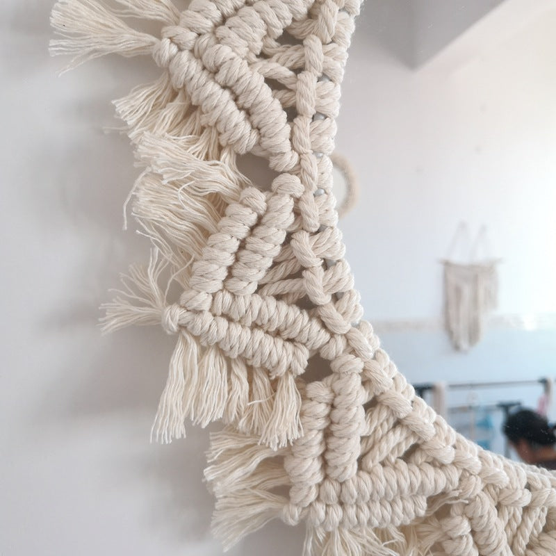 Decorative Macrame Wall Mirror Model Vrwc | Kelmera