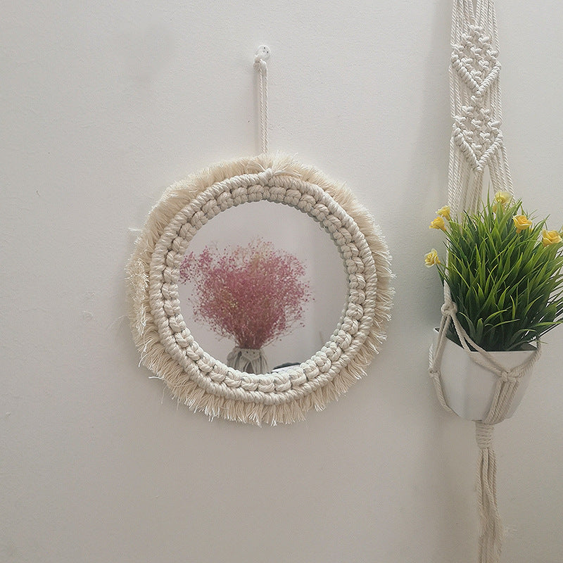 Decorative Macrame Wall Mirror Model Vrwc | Kelmera