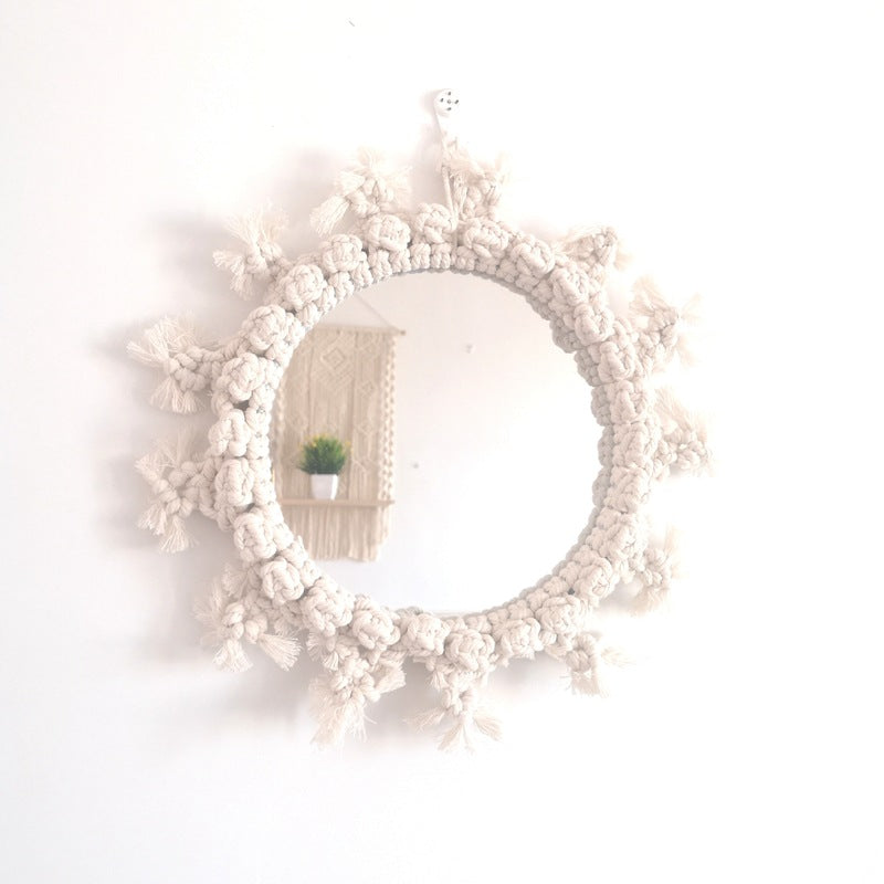 Decorative Macrame Wall Mirror Model Vrwc | Kelmera