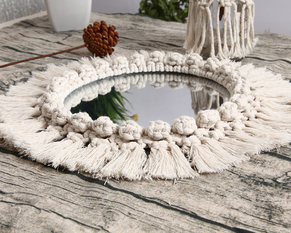 Decorative Macrame Wall Mirror Model Vrwc | Kelmera