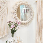 Decorative Macrame Wall Mirror Model Vrwc | Kelmera